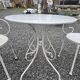 Wrought iron garden furniture