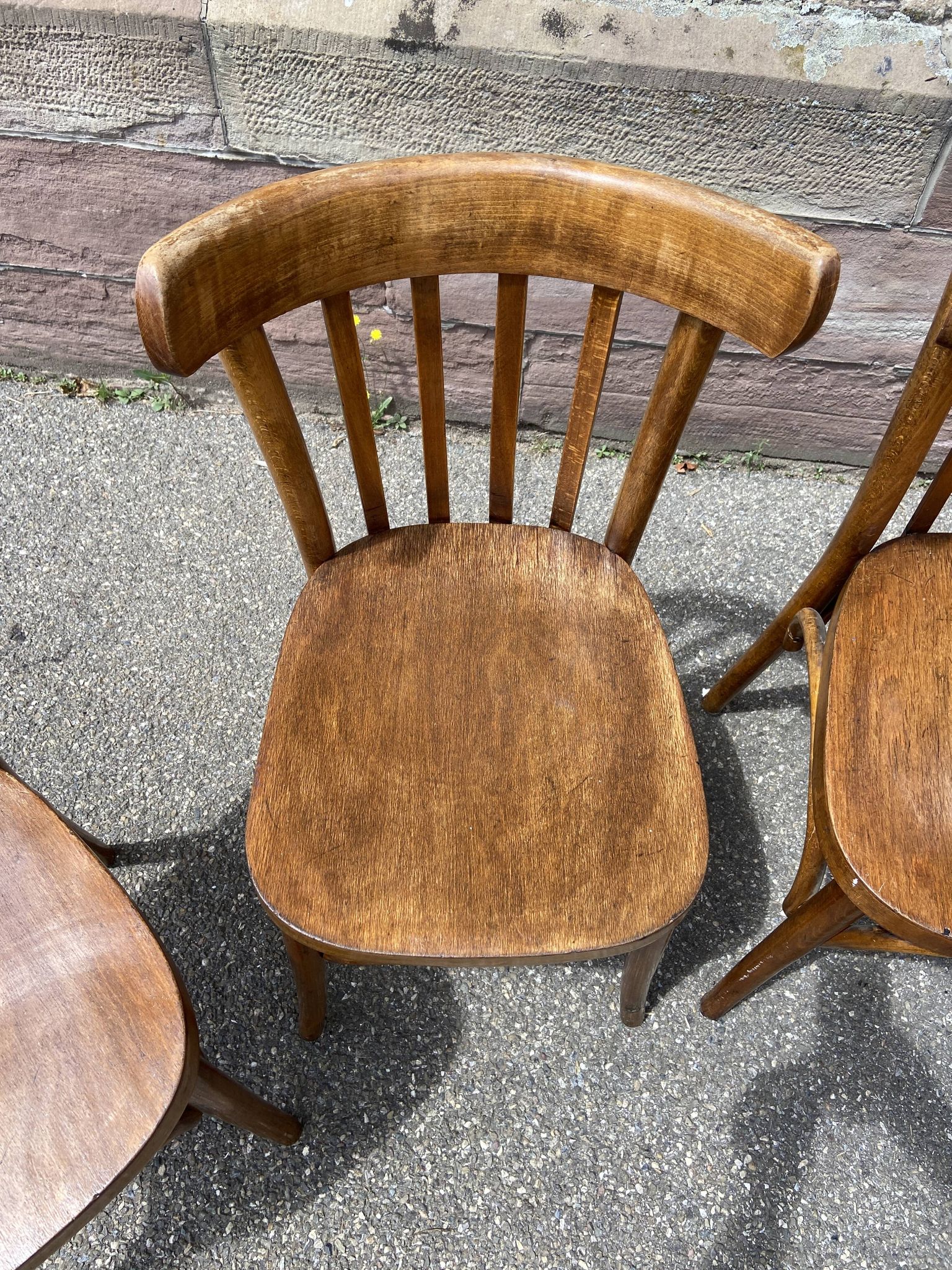 4 Bistro chairs Brasserie bentwood french bistro