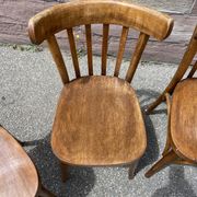 4 Bistro chairs Brasserie bentwood french bistro