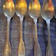 12 silver-plated soup spoons