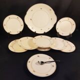 Old Badonviller dessert service