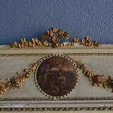 Style Louis XVI era Pier XIX in boistet lacquered gilded stucco