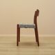 Teak chair, Danish design, 1960s, manufacturer: EMC Möbler