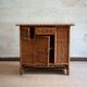 Small woven bamboo buffet, 1960s