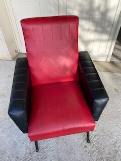 Vintage skai chair