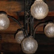lustre art déco globe