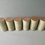 Set of 6 jean dubost glazed stoneware glasses in Noron