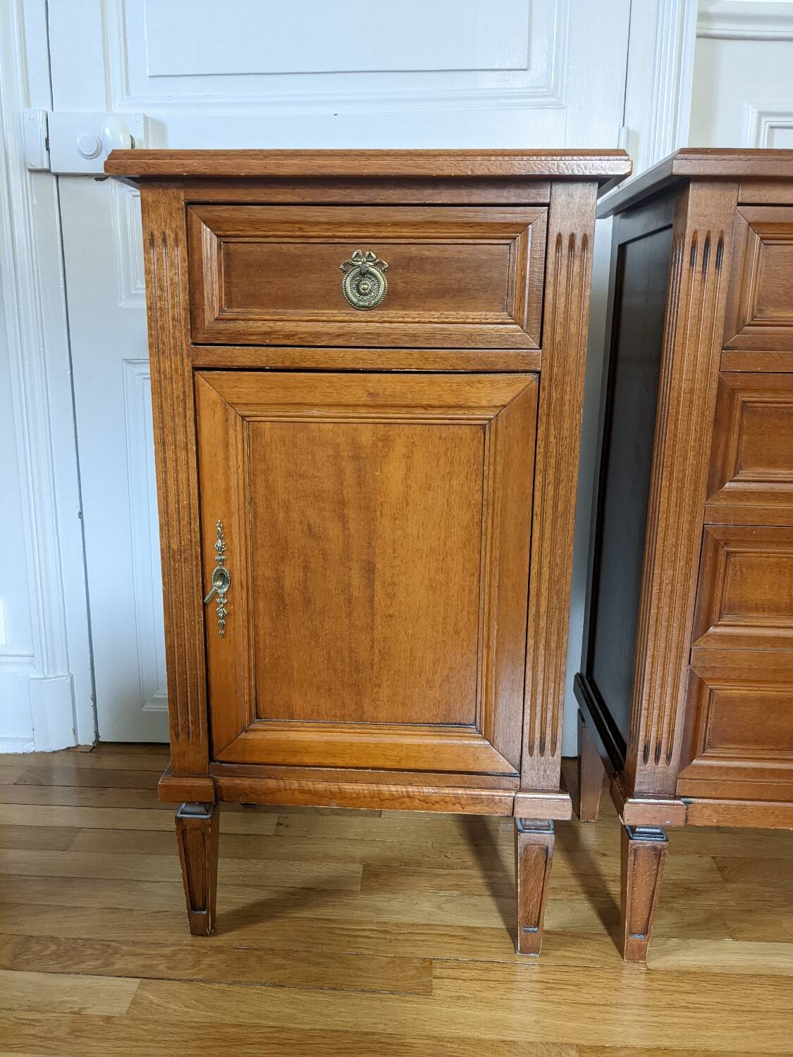 Louis XVI chiffonier and small furniture set