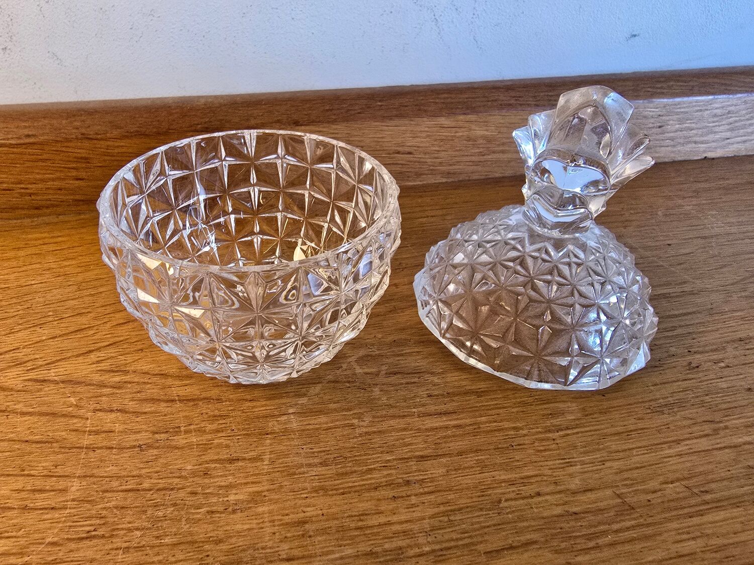 Crystal pineapple sweet bowl from the 1960s.