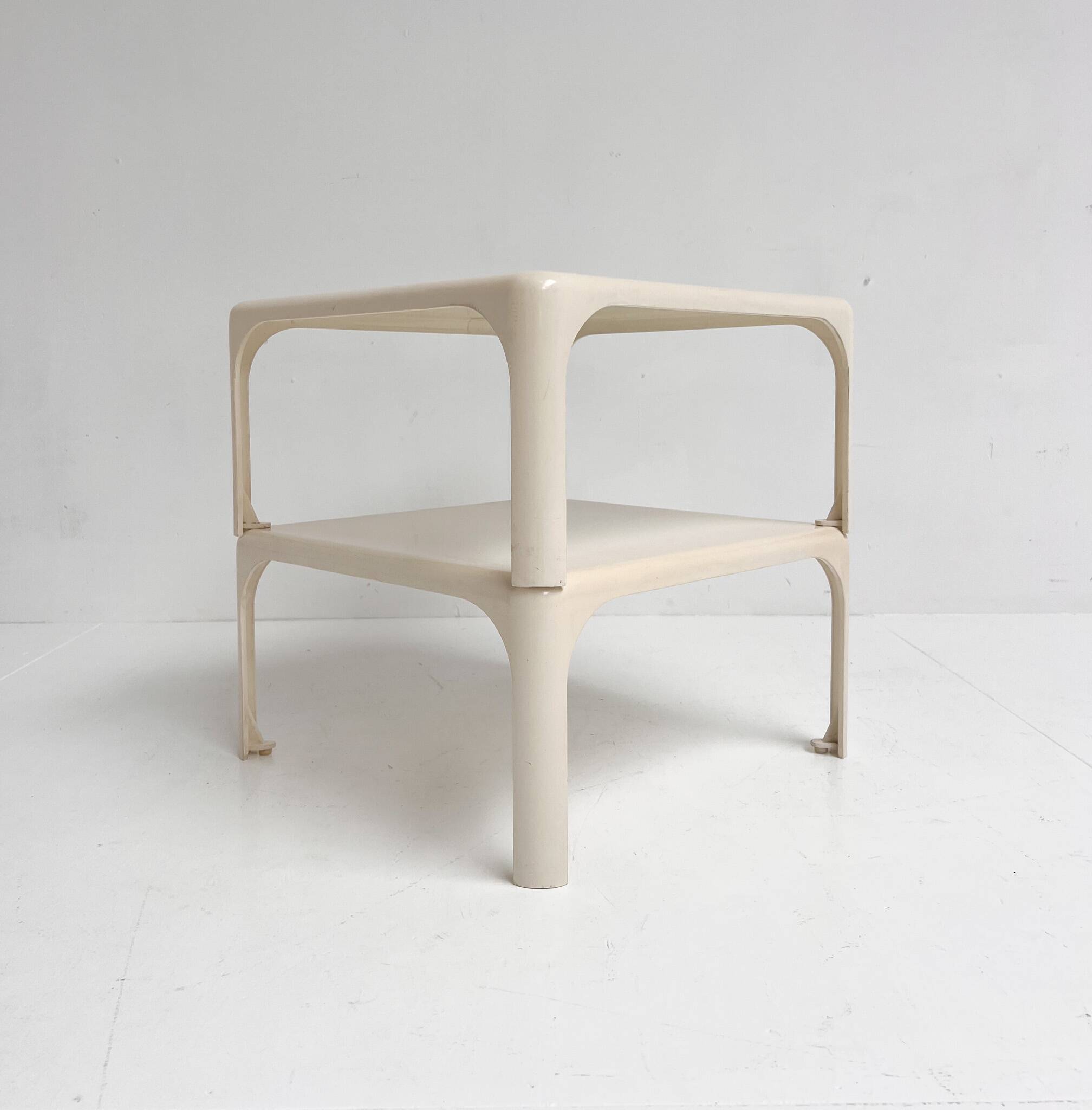 2 side tables Artemide Demetrio 45 by Vico Magistretti, 1960s