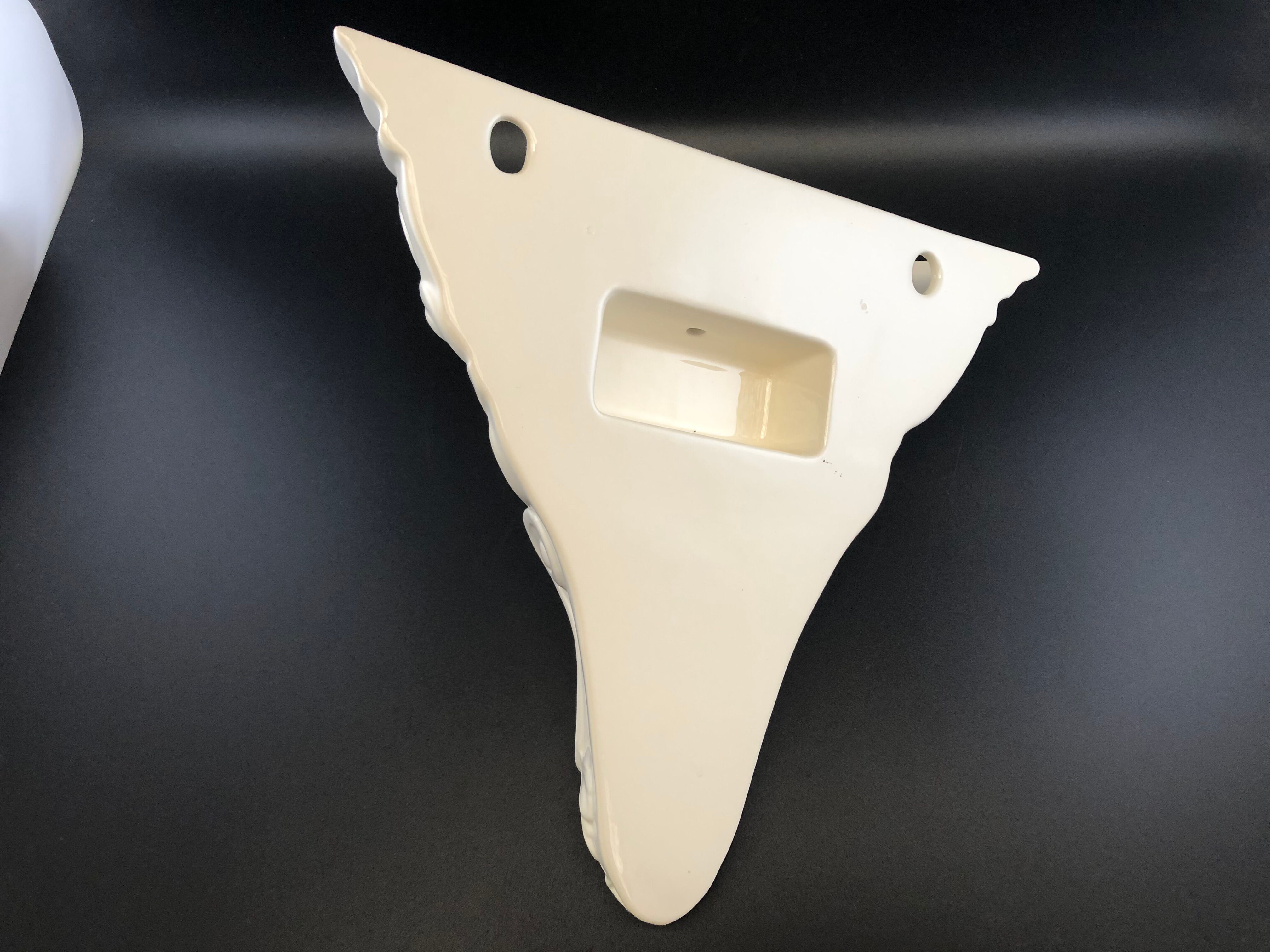 Wall lamp putti ceramic gien angel console