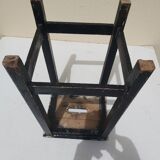 Pair stool painted wood workshop