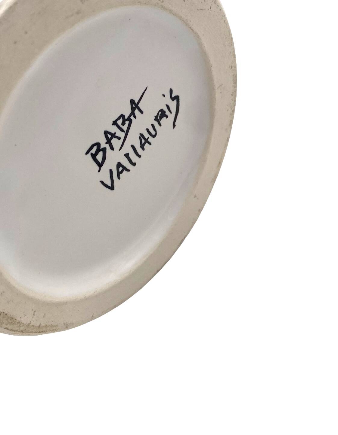 Postmodern ceramic 'Femme' vase, Baba, Vallauris France ca. 1980s