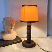 Wooden turned floor lamp, 1930s-40s.