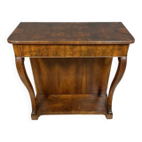 Louis Philippe / Restoration period console in walnut circa 1820