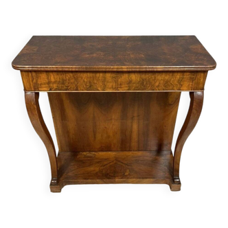 Console époque Louis Philippe / Restauration en noyer vers 1820