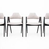 Four Compass dining chairs by Kai Kristiansen Denmark 1960s