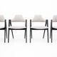 Four Compass dining chairs by Kai Kristiansen Denmark 1960s