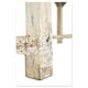 Antique table in patinated wood