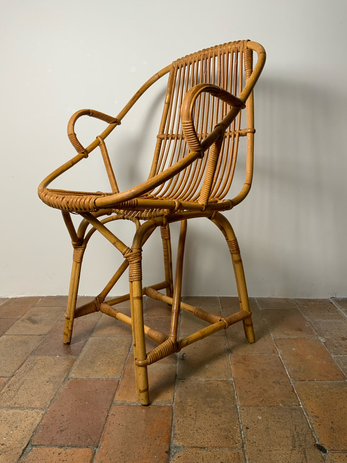 Vintage rattan chair