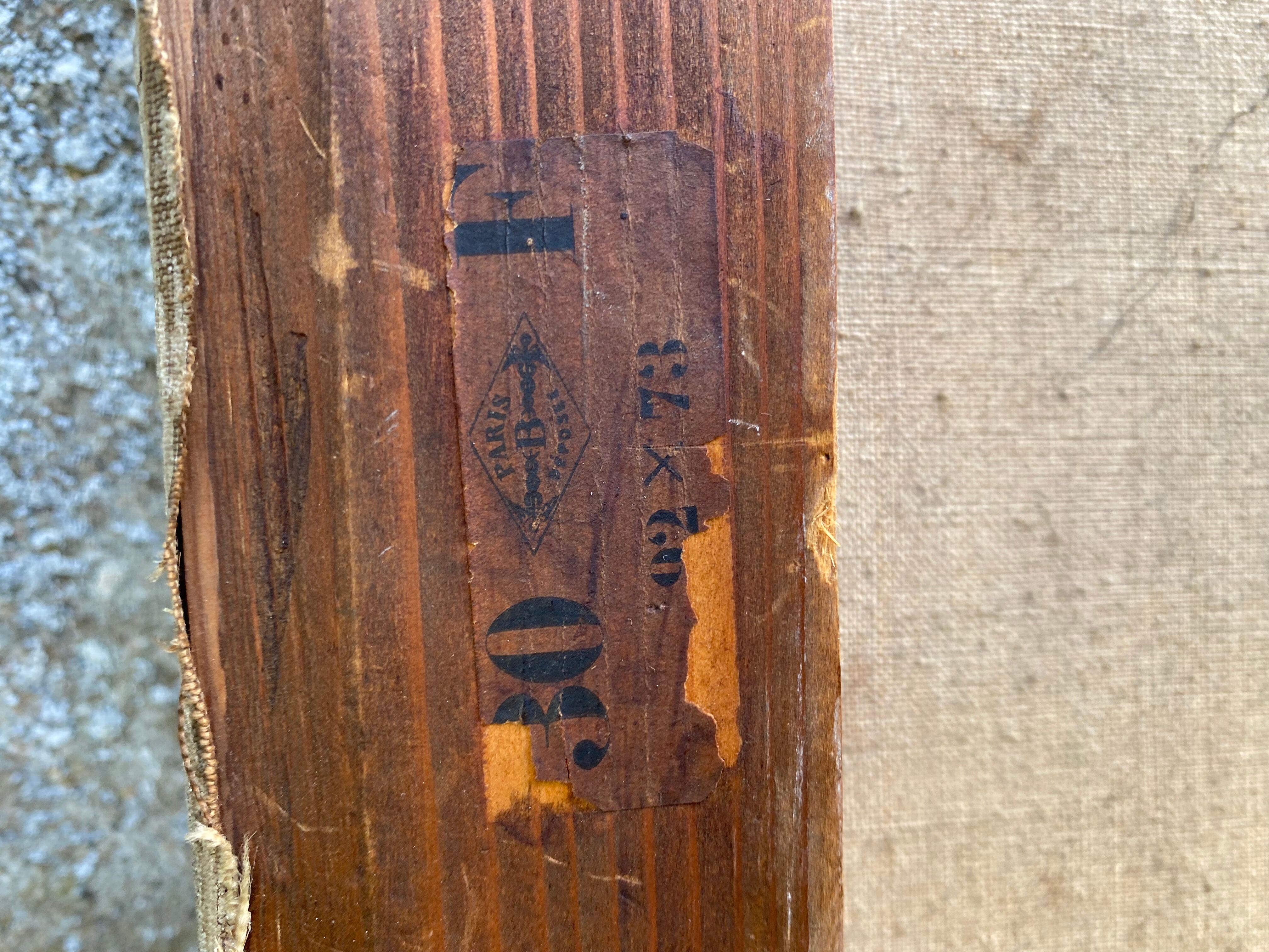 Painting of a naïve style horse