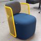 CIDER Ingrid armchair in yellow and blue