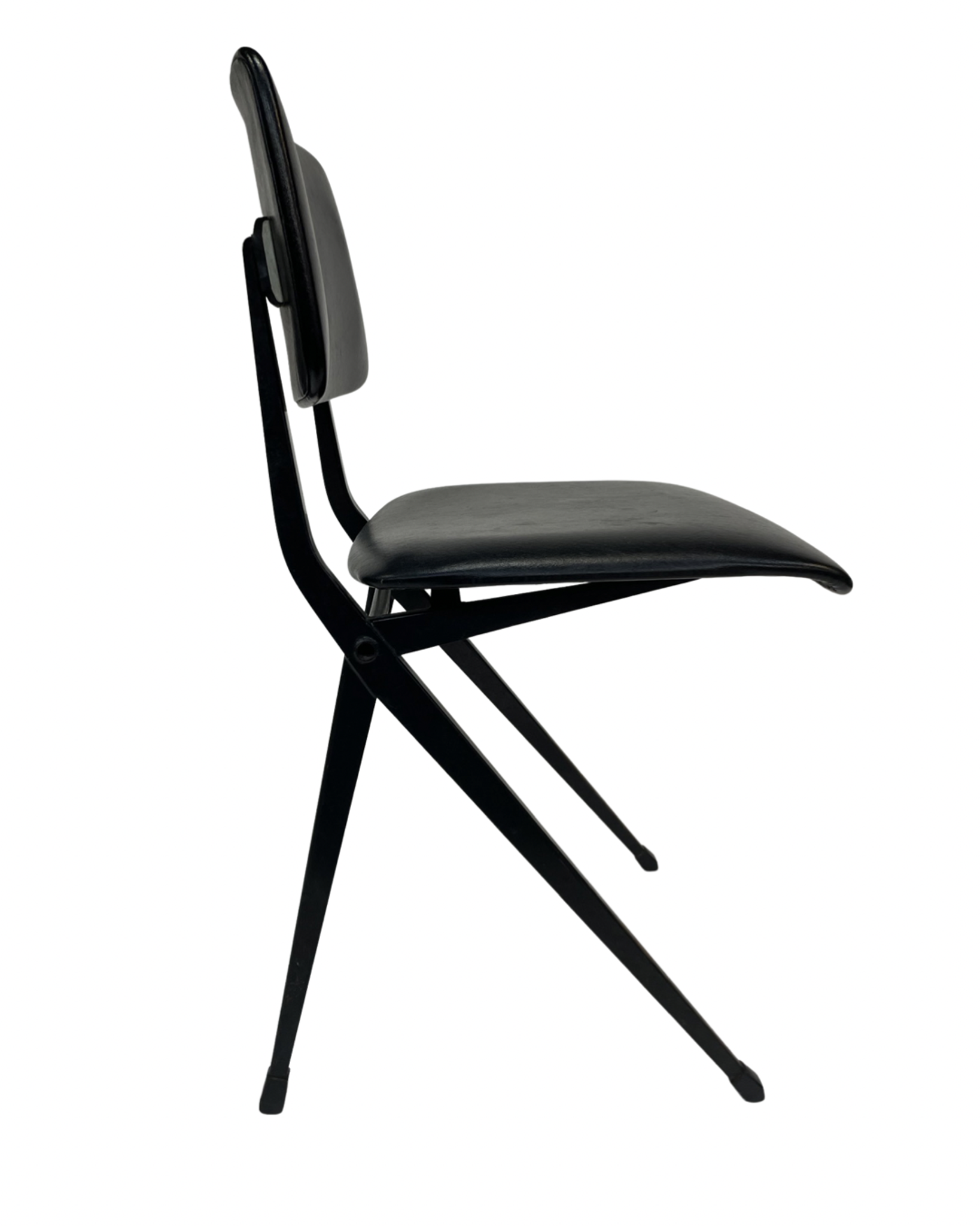 Mid Century Spin Chair 102 Ynske Kooistra for Marko Holland in Black
