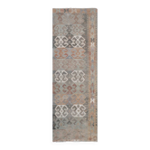 Vintage Turkish hallway rug 123x367 cm