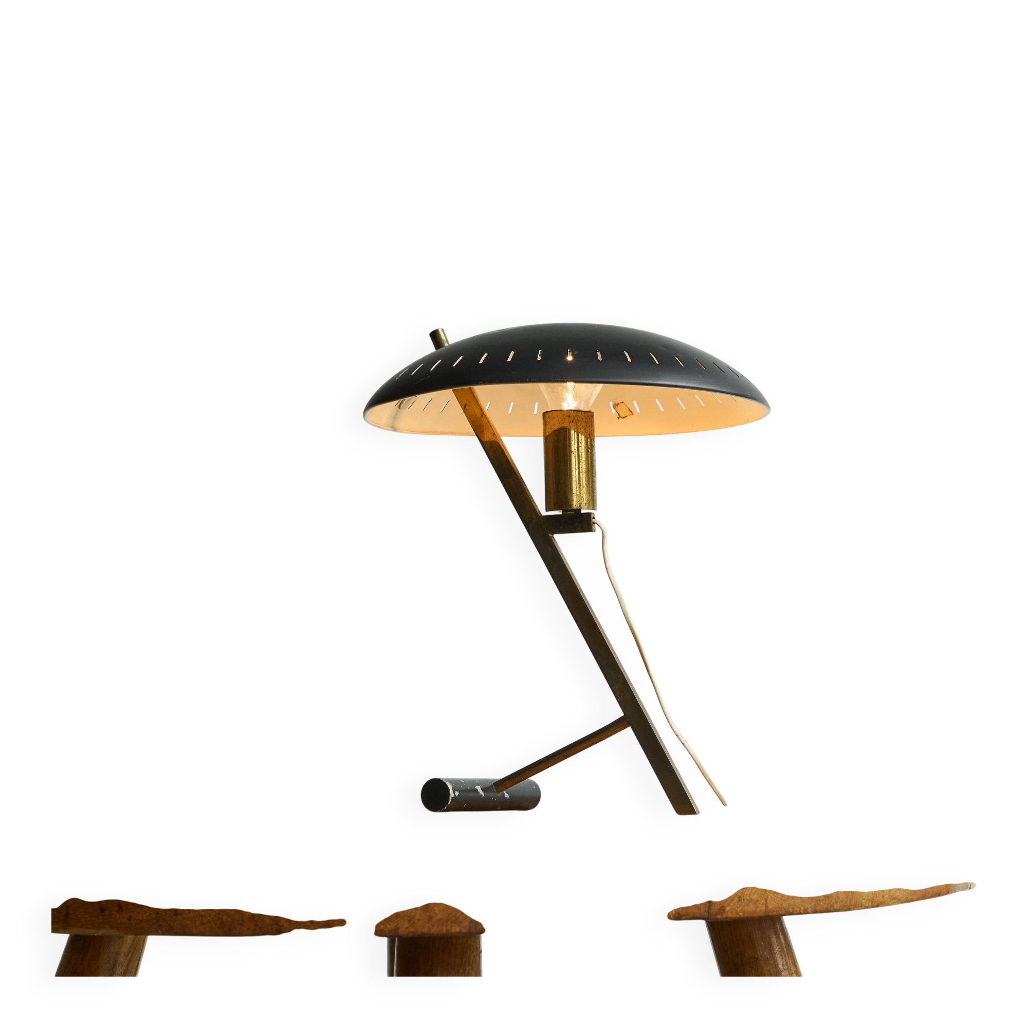 Louis Kalff prototype lampe de table 1950