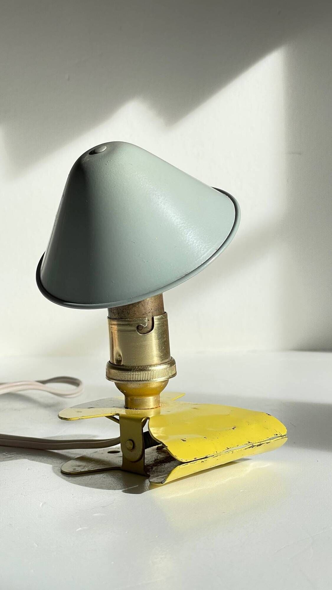 Vintage mushroom spotlight lamp