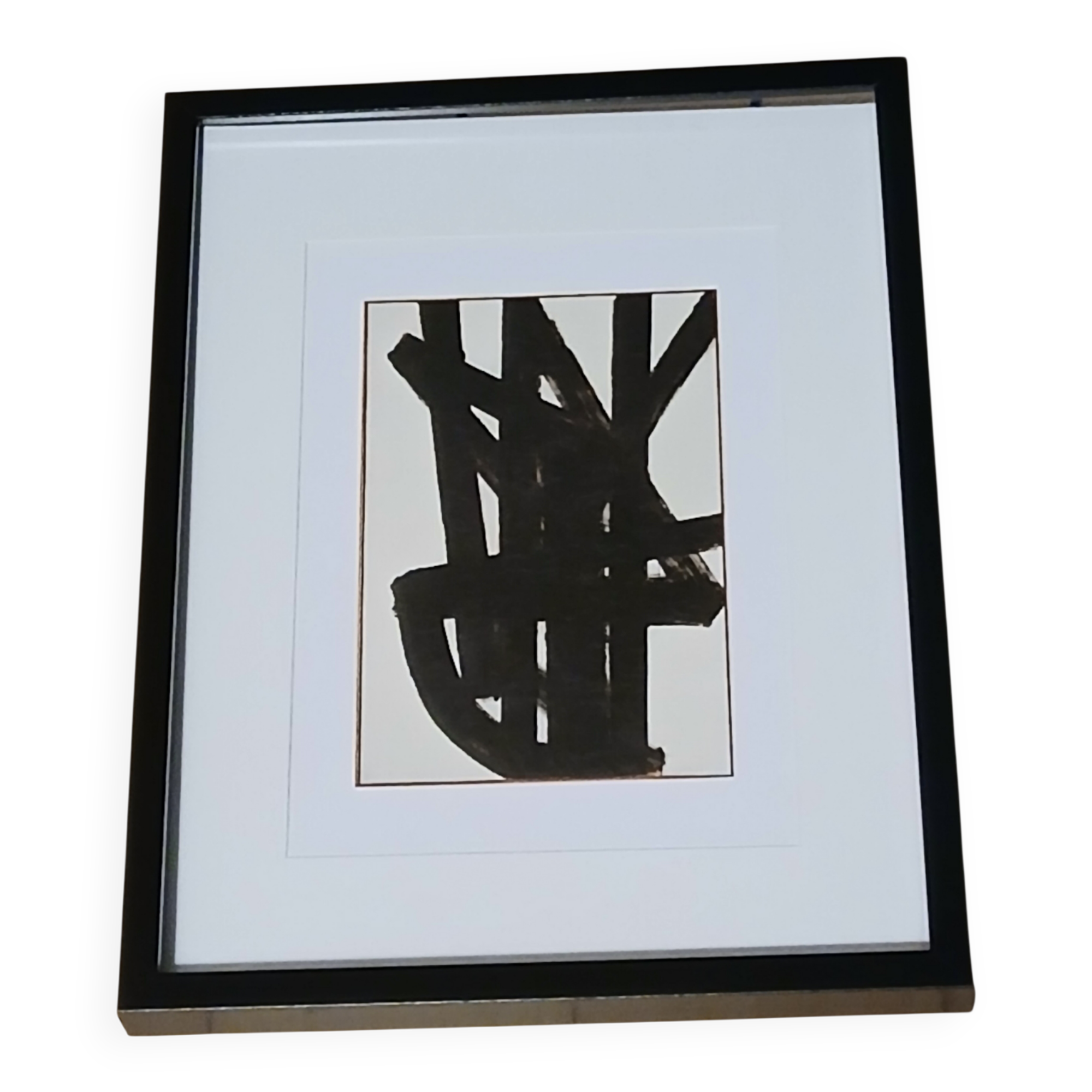 Abstract Art - Pierre Soulages "Painting 1948-49" -