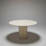 Round dining table by Claude Berraldacci. 1990s. France.