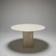 Round dining table by Claude Berraldacci. 1990s. France.