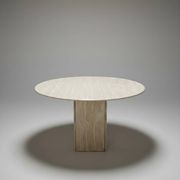 Round dining table by Claude Berraldacci. 1990s. France.