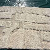 Handmade traditional wool rug size 2/3 m