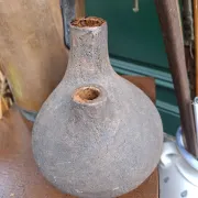 Brutalist Double Ceramic Vase