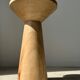 Side table, end of sofa in natural mango monoxyl conical tray H:50cm