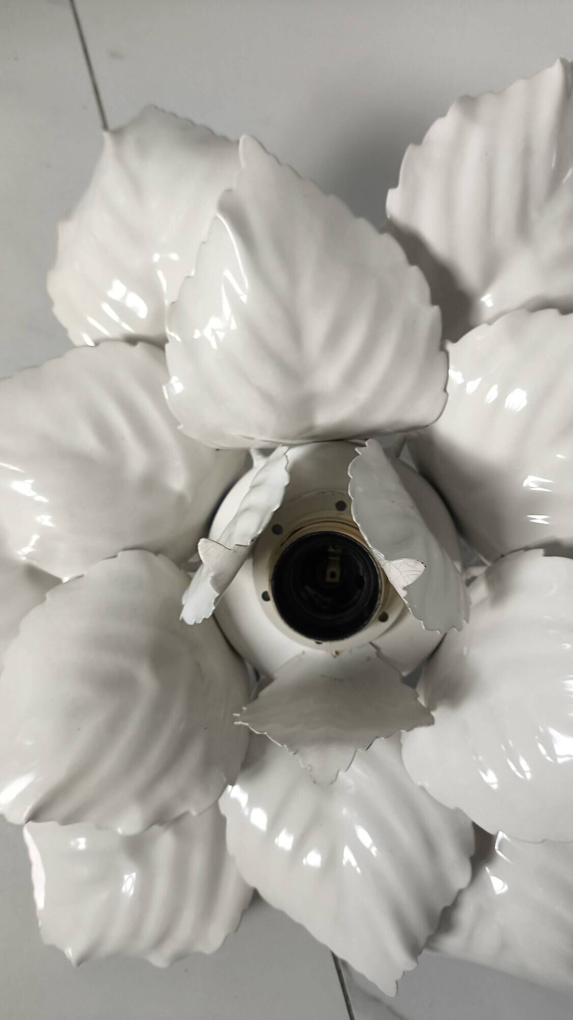 vintage flower wall light