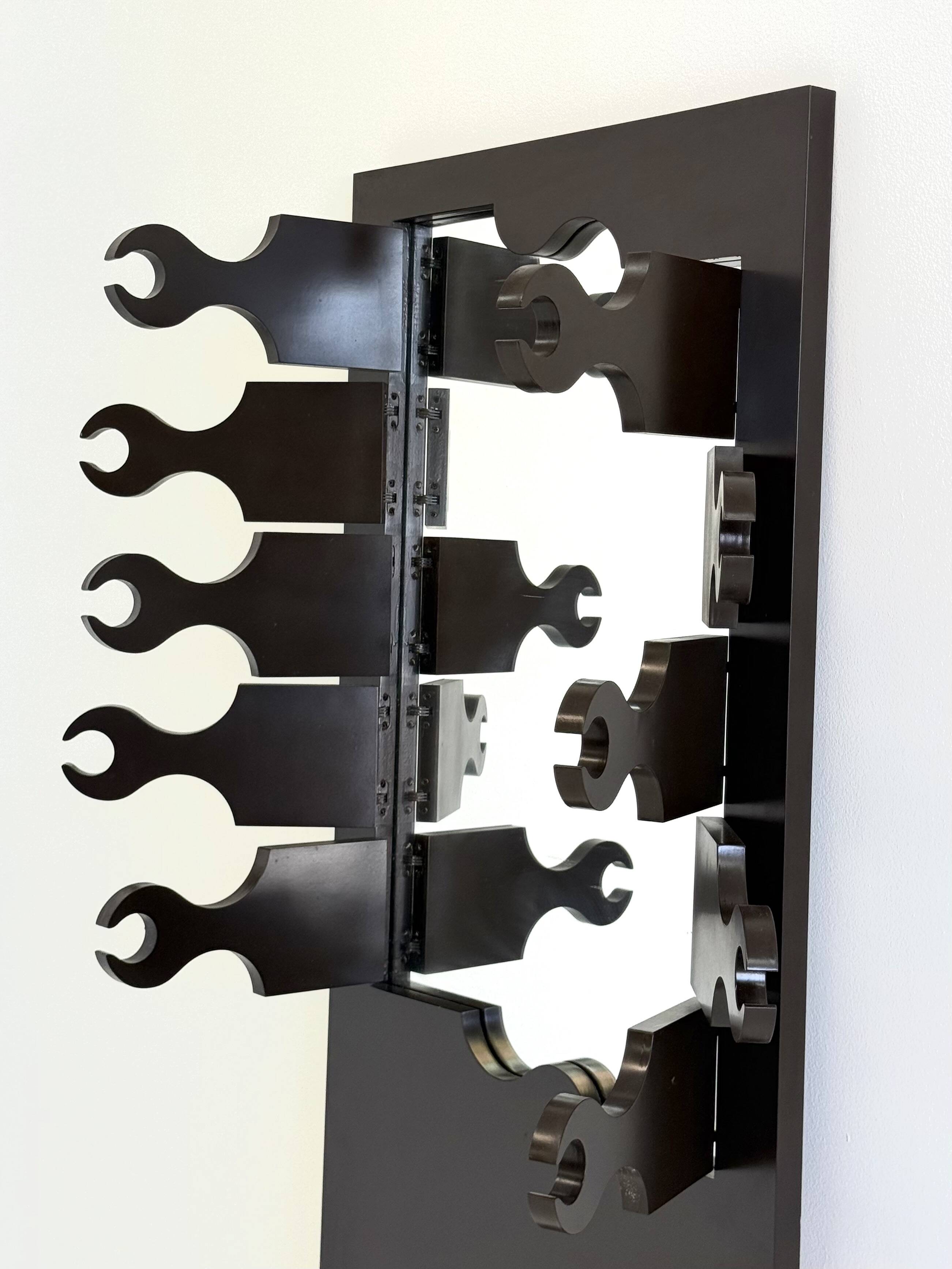 Miroir porte-manteau Scorpion rare par Anonima Design pour Bonetto