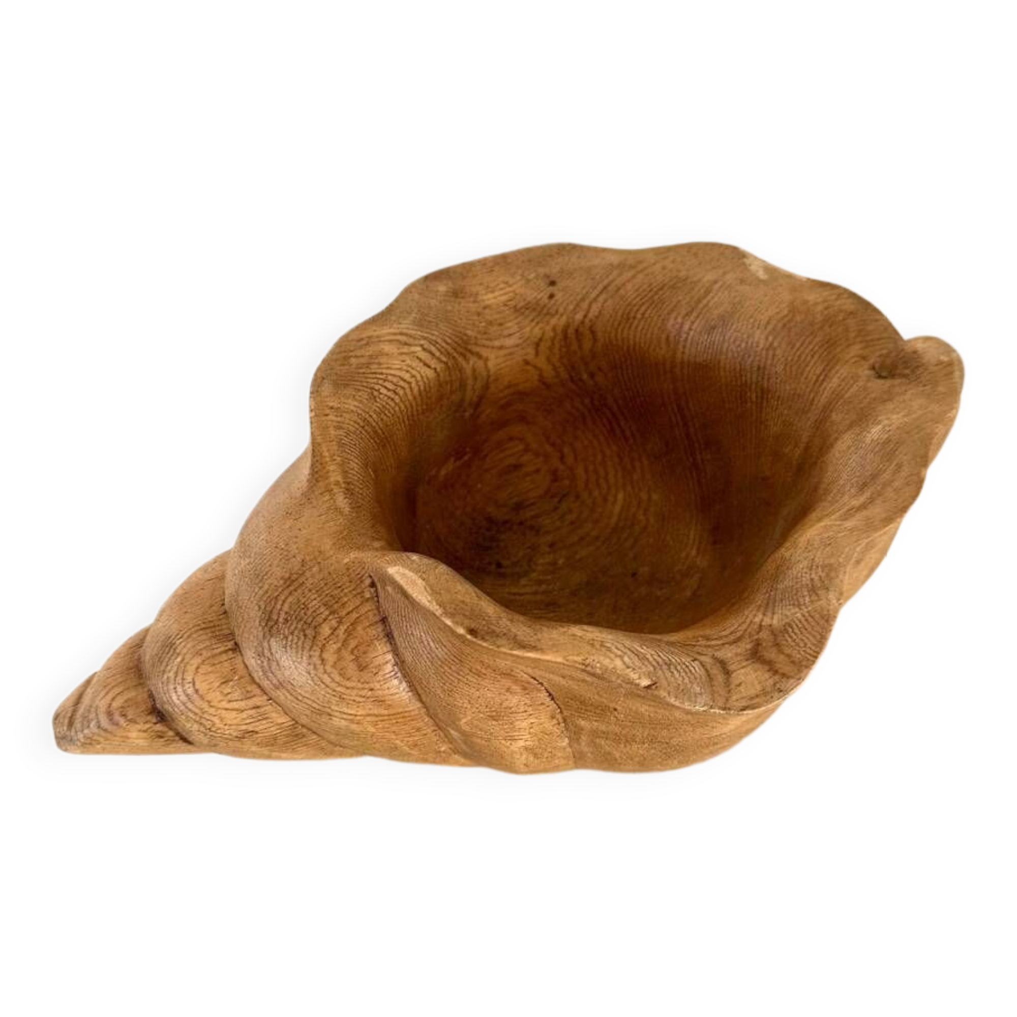 Coupelle en bois coquillage