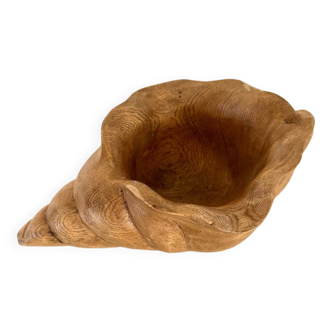 Shell wooden bowl