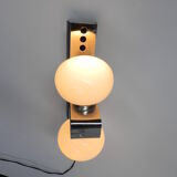 Space age wall lamp with 2 glass balls