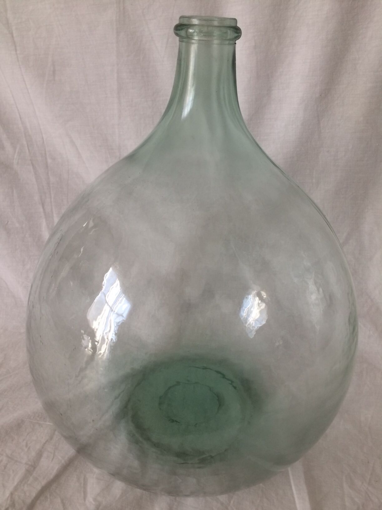 Transparent demijohn of 25l