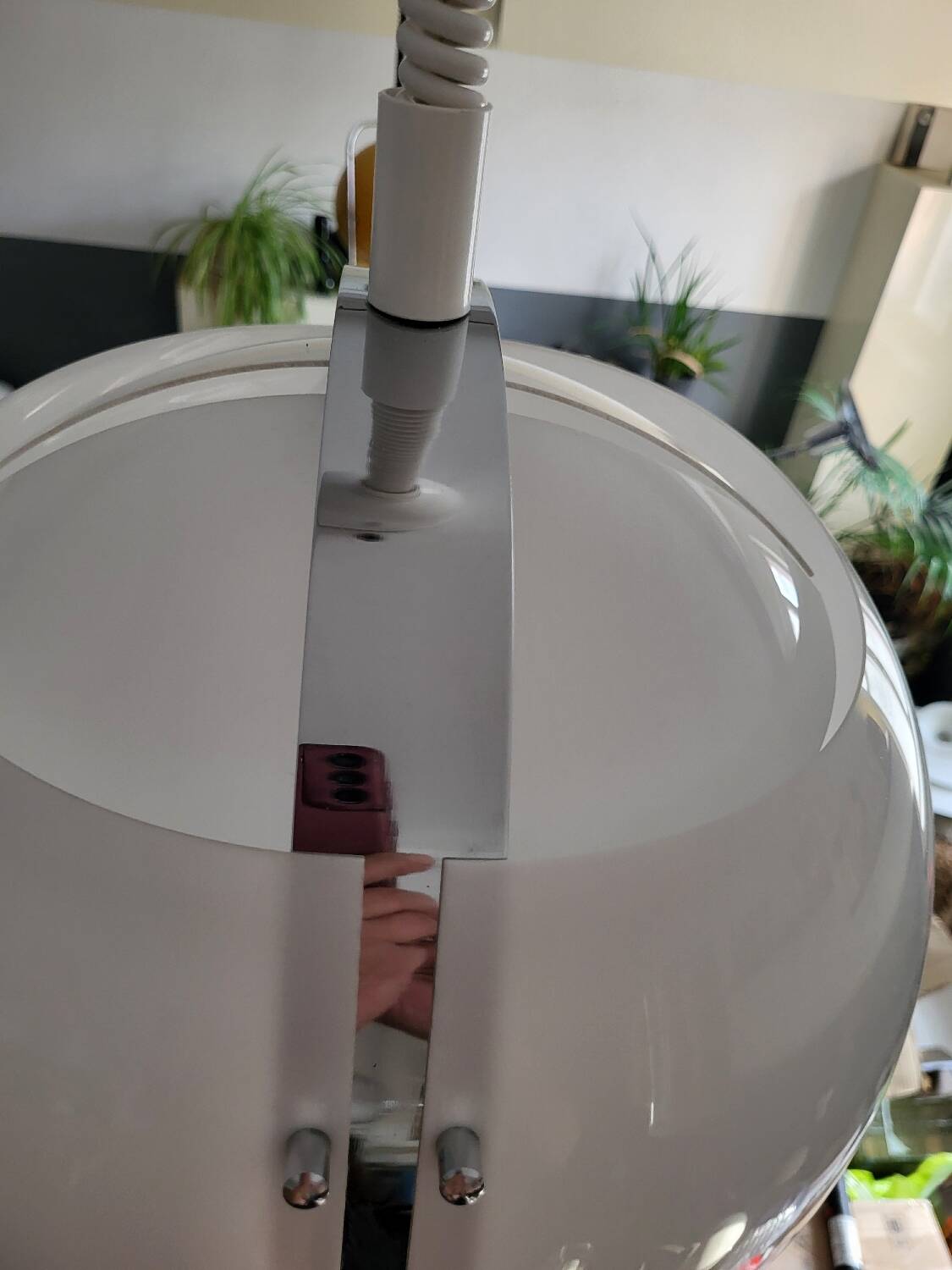 Vintage Harvey Guzzini pendant light