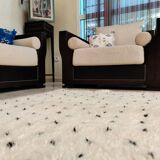 Berber black pea carpet beni ouarain 90x125 cm