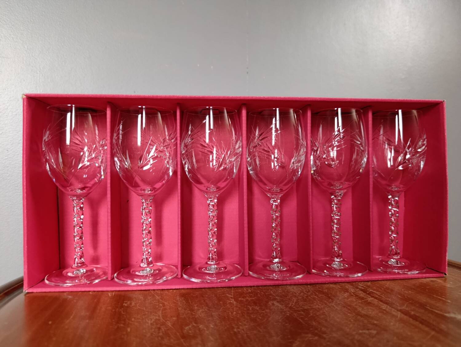 6 wine glasses 12 cl Fleury collection / crystal spike from Arques,