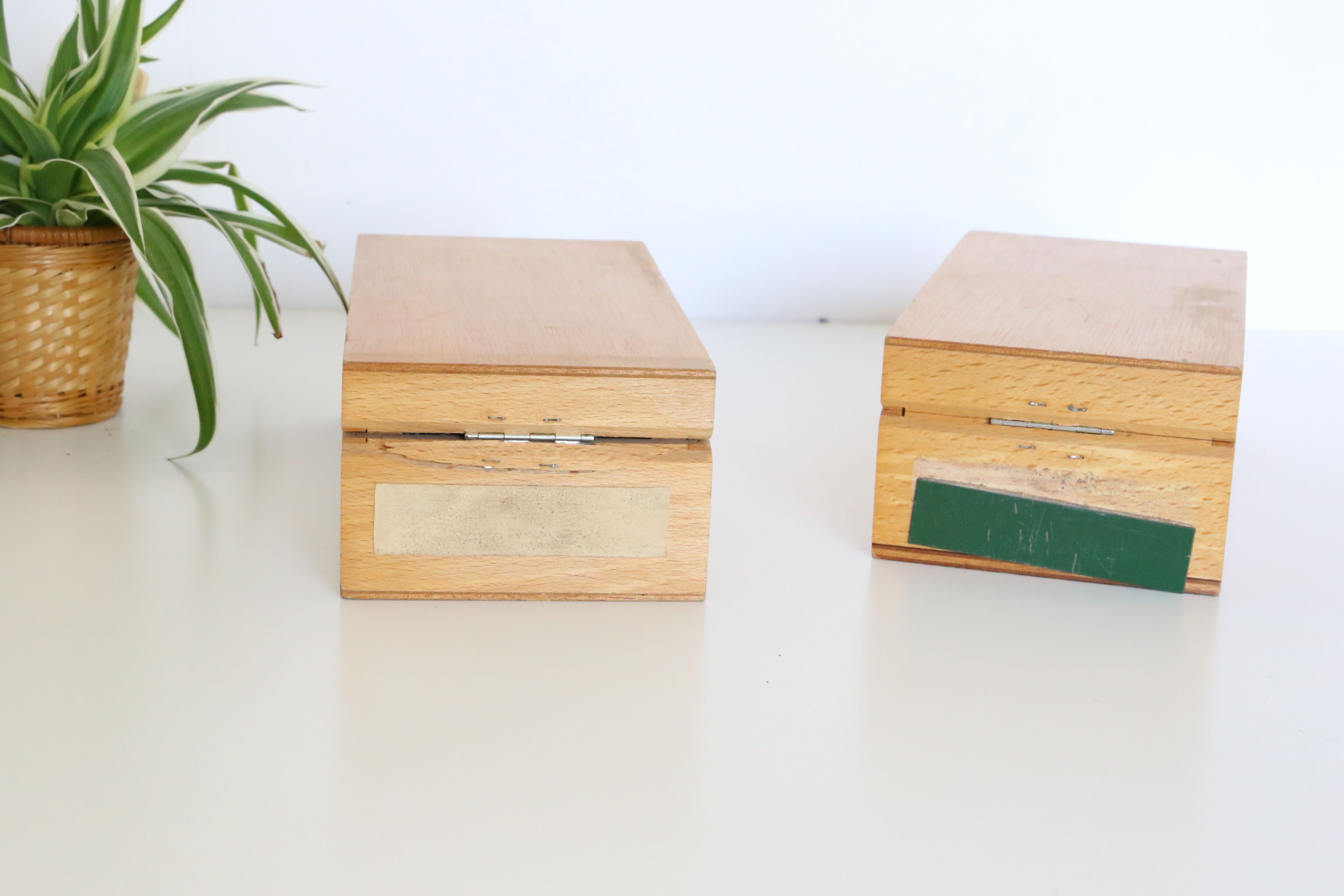 Stamp boxes, stamps, school, theme the4 seasons