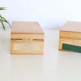 Stamp boxes, stamps, school, theme the4 seasons