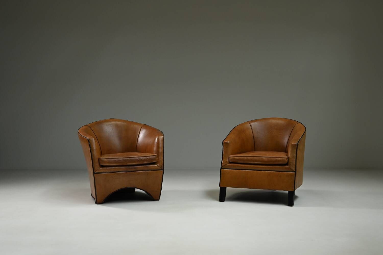 Set Cocoon & Charel armchairs by Bart van Bekhoven for Artistiek, 1990s.