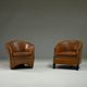 Set Cocoon & Charel armchairs by Bart van Bekhoven for Artistiek, 1990s.